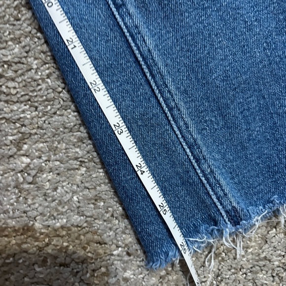 Mother Dazzler Mid-Rise Ankle-Fray Jeans Riding the Cliffside Jeans Size 25 - Picture 8 of 11